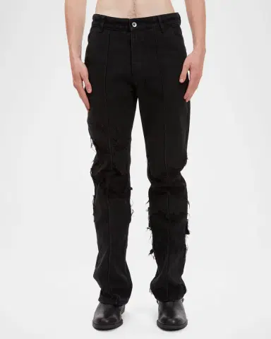 WHO DECIDES WAR Men 's Unearthed Distressed Slim-Straight Leg Pants | Thumbnail 2 WHO DECIDES WAR Men 's Unearthed Distressed Slim-Straight Leg Pants | Thumbnail 2