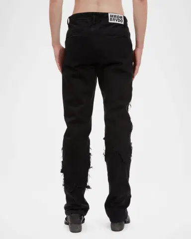 WHO DECIDES WAR Men 's Unearthed Distressed Slim-Straight Leg Pants | Thumbnail 3 WHO DECIDES WAR Men 's Unearthed Distressed Slim-Straight Leg Pants | Thumbnail 3