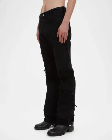 WHO DECIDES WAR Men 's Unearthed Distressed Slim-Straight Leg Pants | Thumbnail 4 WHO DECIDES WAR Men 's Unearthed Distressed Slim-Straight Leg Pants | Thumbnail 4