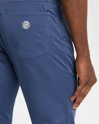 Stefano Ricci Men's Slim Cotton-Stretch Five-Pocket Pants | Thumbnail 5 Stefano Ricci Men's Slim Cotton-Stretch Five-Pocket Pants | Thumbnail 5