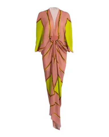 Silvia Tcherassi Fiore Gathered Maxi Tunic Dress | Thumbnail 1 Silvia Tcherassi Fiore Gathered Maxi Tunic Dress | Thumbnail 1