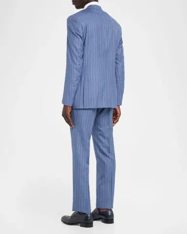 Stefano Ricci Men's Chalkstripe Wool and Silk Two-Piece Suit | Thumbnail 3 Stefano Ricci Men's Chalkstripe Wool and Silk Two-Piece Suit | Thumbnail 3