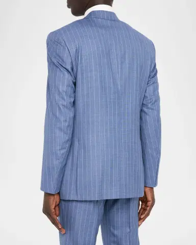 Stefano Ricci Men's Chalkstripe Wool and Silk Two-Piece Suit | Thumbnail 5 Stefano Ricci Men's Chalkstripe Wool and Silk Two-Piece Suit | Thumbnail 5