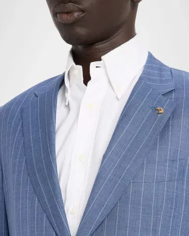 Stefano Ricci Men's Chalkstripe Wool and Silk Two-Piece Suit | Thumbnail 6 Stefano Ricci Men's Chalkstripe Wool and Silk Two-Piece Suit | Thumbnail 6
