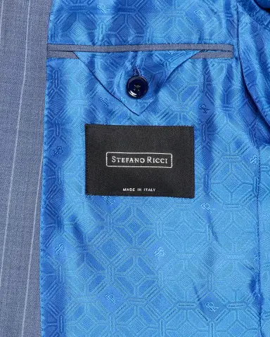 Stefano Ricci Men's Chalkstripe Wool and Silk Two-Piece Suit | Thumbnail 7 Stefano Ricci Men's Chalkstripe Wool and Silk Two-Piece Suit | Thumbnail 7
