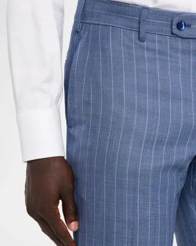 Stefano Ricci Men's Chalkstripe Wool and Silk Two-Piece Suit | Thumbnail 10 Stefano Ricci Men's Chalkstripe Wool and Silk Two-Piece Suit | Thumbnail 10