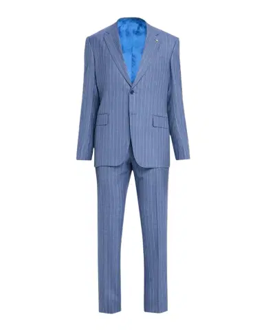 Stefano Ricci Men's Chalkstripe Wool and Silk Two-Piece Suit | Thumbnail 1 Stefano Ricci Men's Chalkstripe Wool and Silk Two-Piece Suit | Thumbnail 1