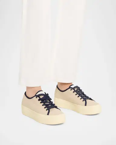 Veronica Beard Truett Platform Canvas Sneakers | Thumbnail 2 Veronica Beard Truett Platform Canvas Sneakers | Thumbnail 2