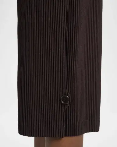 Homme Plissé Issey Miyake Men's Pleated Bermuda Shorts | Thumbnail 5 Homme Plissé Issey Miyake Men's Pleated Bermuda Shorts | Thumbnail 5