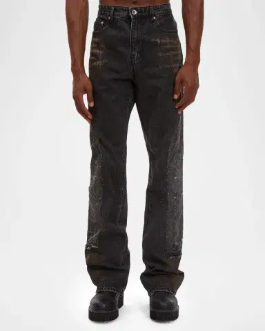 Who Decides War Men's Mechanic Denim Slim-Straight Leg Jeans | Thumbnail 2 Who Decides War Men's Mechanic Denim Slim-Straight Leg Jeans | Thumbnail 2