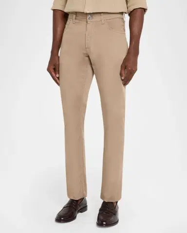 Stefano Ricci Men's Slim Cotton-Stretch Five-Pocket Pants | Thumbnail 4 Stefano Ricci Men's Slim Cotton-Stretch Five-Pocket Pants | Thumbnail 4