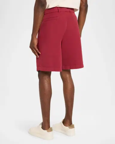 Brunello Cucinelli Men's Cotton Gabardine Garment-Dyed Bermuda Shorts | Thumbnail 3 Brunello Cucinelli Men's Cotton Gabardine Garment-Dyed Bermuda Shorts | Thumbnail 3