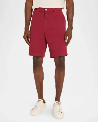 Brunello Cucinelli Men's Cotton Gabardine Garment-Dyed Bermuda Shorts | Thumbnail 4 Brunello Cucinelli Men's Cotton Gabardine Garment-Dyed Bermuda Shorts | Thumbnail 4