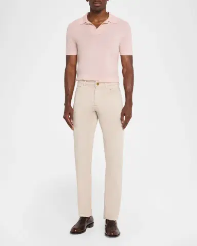 Stefano Ricci Men's Slim Cotton-Stretch Five-Pocket Pants | Thumbnail 2 Stefano Ricci Men's Slim Cotton-Stretch Five-Pocket Pants | Thumbnail 2