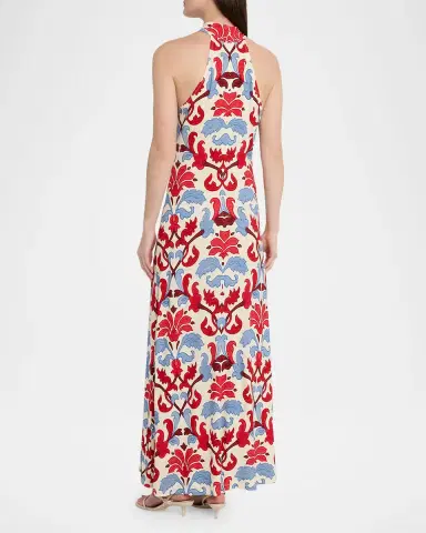 Cara Cara Asher Printed Halter Maxi Dress | Thumbnail 3 Cara Cara Asher Printed Halter Maxi Dress | Thumbnail 3