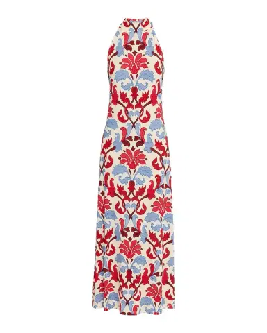 Cara Cara Asher Printed Halter Maxi Dress | Thumbnail 1 Cara Cara Asher Printed Halter Maxi Dress | Thumbnail 1