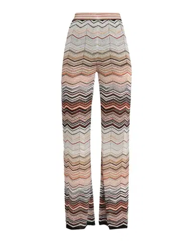 Missoni Paillette Chevron Knit Straight-Leg Trousers | Thumbnail 1 Missoni Paillette Chevron Knit Straight-Leg Trousers | Thumbnail 1