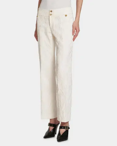 Etro Flared Cotton-Blend Paisley Jacquard Trousers | Thumbnail 6 Etro Flared Cotton-Blend Paisley Jacquard Trousers | Thumbnail 6