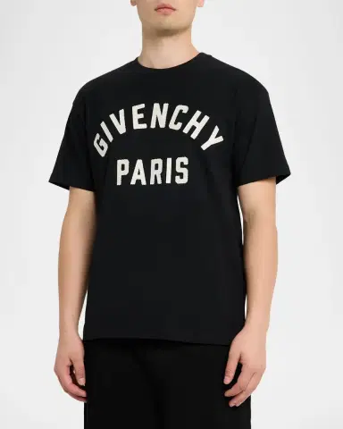 Givenchy Men's Logo Crewneck T-Shirt | Thumbnail 4 Givenchy Men's Logo Crewneck T-Shirt | Thumbnail 4