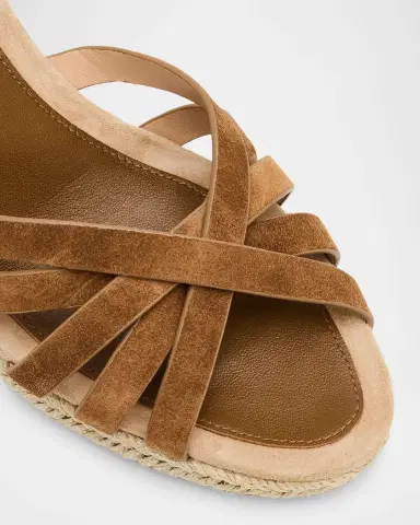 Veronica Beard Phylina Suede Espadrille Wedge Sandals | Thumbnail 5 Veronica Beard Phylina Suede Espadrille Wedge Sandals | Thumbnail 5
