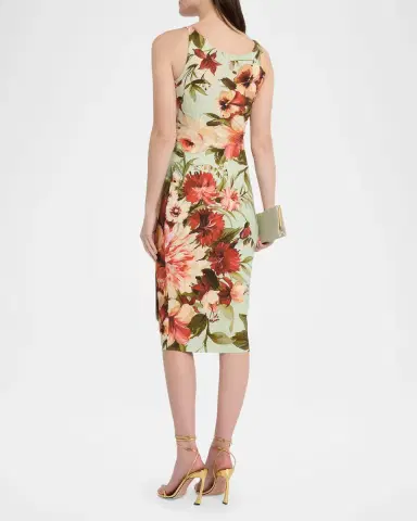 Chiara Boni La Petite Robe Isoshi Floral-Print Faux Wrap Midi Dress | Thumbnail 3 Chiara Boni La Petite Robe Isoshi Floral-Print Faux Wrap Midi Dress | Thumbnail 3
