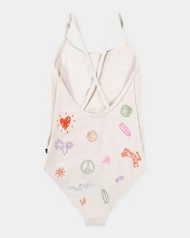 Molo Girl 's Nanna Embroidered One-Piece Swimsuit | Thumbnail 2 Molo Girl 's Nanna Embroidered One-Piece Swimsuit | Thumbnail 2