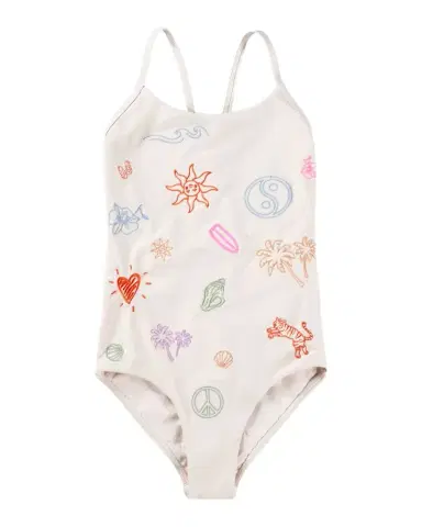 Molo Girl 's Nanna Embroidered One-Piece Swimsuit | Thumbnail 1 Molo Girl 's Nanna Embroidered One-Piece Swimsuit | Thumbnail 1