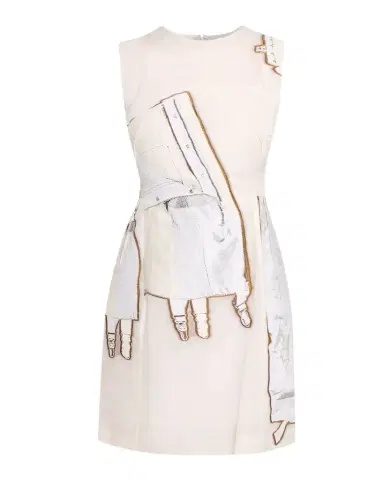 Jason Wu Collection x Robert Rauschenberg Fit-&-Flare Mini Dress | Thumbnail 1 Jason Wu Collection x Robert Rauschenberg Fit-&-Flare Mini Dress | Thumbnail 1
