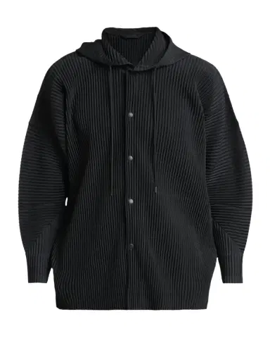 Homme Plissé Issey Miyake Men 's Monthly Colors Pleated Snap-Front Hoodie | Thumbnail 1 Homme Plissé Issey Miyake Men 's Monthly Colors Pleated Snap-Front Hoodie | Thumbnail 1