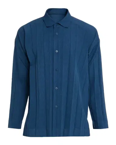 Homme Plisse Issey Miyake Men 's Pleated Relaxed Fit Button-Down Shirt | Thumbnail 1 Homme Plisse Issey Miyake Men 's Pleated Relaxed Fit Button-Down Shirt | Thumbnail 1