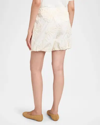 Moncler Embroidered Drawstring Shorts | Thumbnail 3 Moncler Embroidered Drawstring Shorts | Thumbnail 3