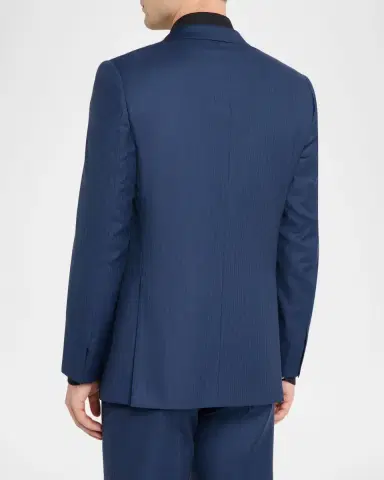 Brioni Men's Cotton Narrow Stripe Single-Breasted Sport Coat | Thumbnail 5 Brioni Men's Cotton Narrow Stripe Single-Breasted Sport Coat | Thumbnail 5