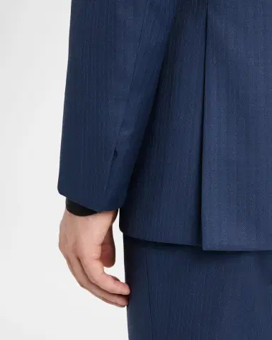 Brioni Men's Cotton Narrow Stripe Single-Breasted Sport Coat | Thumbnail 9 Brioni Men's Cotton Narrow Stripe Single-Breasted Sport Coat | Thumbnail 9