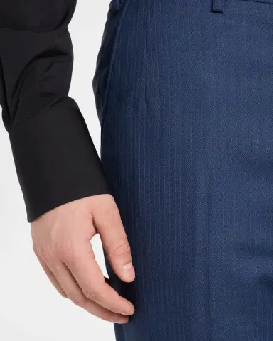 Brioni Men's Cotton Narrow Stripe Single-Breasted Sport Coat | Thumbnail 10 Brioni Men's Cotton Narrow Stripe Single-Breasted Sport Coat | Thumbnail 10