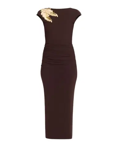 Chiara Boni La Petite Robe Hesupie Embellished Bodycon Midi Dress | Thumbnail 1 Chiara Boni La Petite Robe Hesupie Embellished Bodycon Midi Dress | Thumbnail 1