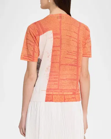 Jason Wu Collection x Robert Rauschenberg Cat Paws-Print T-Shirt | Thumbnail 3 Jason Wu Collection x Robert Rauschenberg Cat Paws-Print T-Shirt | Thumbnail 3