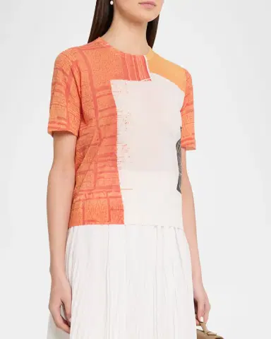 Jason Wu Collection x Robert Rauschenberg Cat Paws-Print T-Shirt | Thumbnail 4 Jason Wu Collection x Robert Rauschenberg Cat Paws-Print T-Shirt | Thumbnail 4