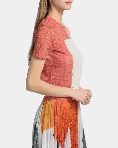 Jason Wu Collection x Robert Rauschenberg Cat Paws-Print T-Shirt | Thumbnail 7 Jason Wu Collection x Robert Rauschenberg Cat Paws-Print T-Shirt | Thumbnail 7