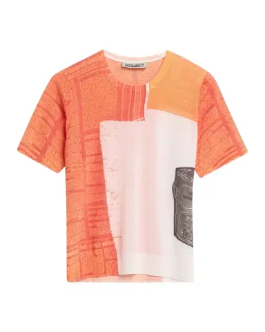 Jason Wu Collection x Robert Rauschenberg Cat Paws-Print T-Shirt | Thumbnail 1 Jason Wu Collection x Robert Rauschenberg Cat Paws-Print T-Shirt | Thumbnail 1
