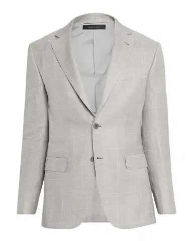 Brioni Men's Wool, Silk and Linen Windowpane Single-Breasted Sport Coat | Thumbnail 1 Brioni Men's Wool, Silk and Linen Windowpane Single-Breasted Sport Coat | Thumbnail 1