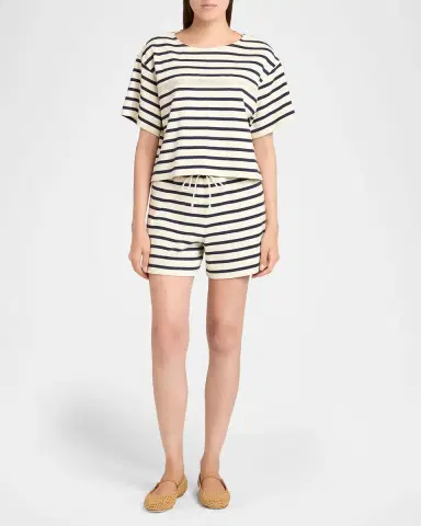 Moncler Stripe Drawstring Shorts | Thumbnail 2 Moncler Stripe Drawstring Shorts | Thumbnail 2