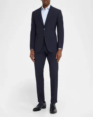 Brioni Men's Tonal Stripe Wool Two-Piece Suit | Thumbnail 2 Brioni Men's Tonal Stripe Wool Two-Piece Suit | Thumbnail 2