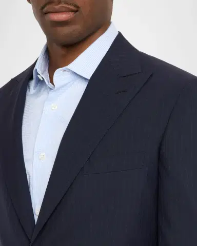 Brioni Men's Tonal Stripe Wool Two-Piece Suit | Thumbnail 6 Brioni Men's Tonal Stripe Wool Two-Piece Suit | Thumbnail 6