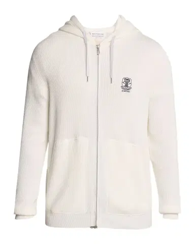 Brunello Cucinelli Men's Logo Cotton Hoodie | Thumbnail 1 Brunello Cucinelli Men's Logo Cotton Hoodie | Thumbnail 1