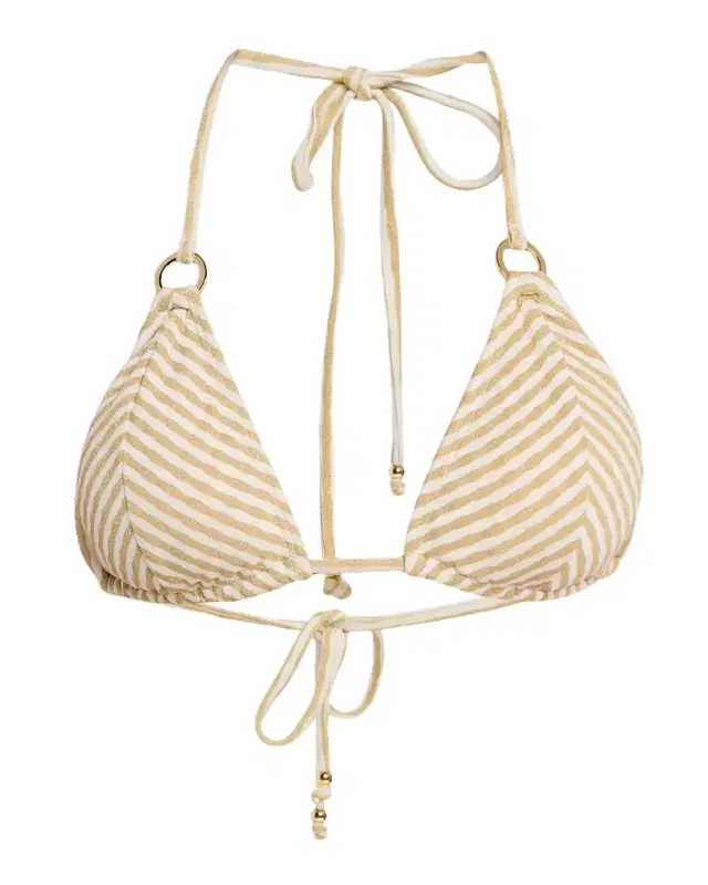 Mitered Striped Bikini Bottoms Mitered Striped Bikini Bottoms