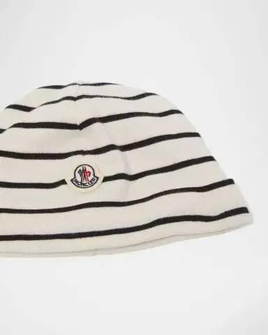 Moncler Kid's T-Shirt, Leggings, and Bonnet Set, Size 0M-12M | Thumbnail 3 Moncler Kid's T-Shirt, Leggings, and Bonnet Set, Size 0M-12M | Thumbnail 3