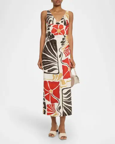 SIR. Julietta Balconette Midi Dress | Thumbnail 2 SIR. Julietta Balconette Midi Dress | Thumbnail 2