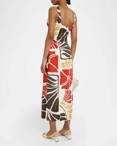 SIR. Julietta Balconette Midi Dress | Thumbnail 3 SIR. Julietta Balconette Midi Dress | Thumbnail 3