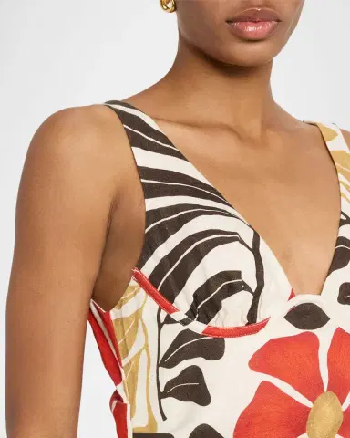 SIR. Julietta Balconette Midi Dress | Thumbnail 5 SIR. Julietta Balconette Midi Dress | Thumbnail 5