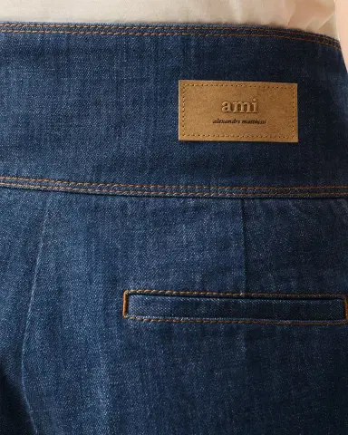 Ami Paris Wrapped Belted Barrel-Leg Jeans | Thumbnail 5 Ami Paris Wrapped Belted Barrel-Leg Jeans | Thumbnail 5
